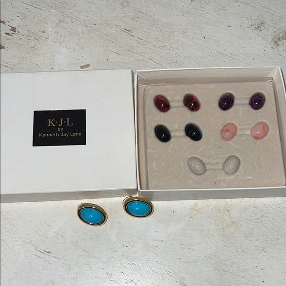 KJL Kenneth Jay Lane interchangeable earrings - Picture 1 of 5